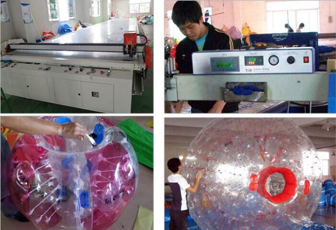 Le PVC/TPU a adapté la boule de roulement gonflable de jouets de l'eau avec la longévité/force