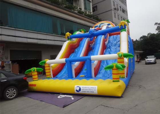 Chine Gonflables commerciaux de thème du monde de mer sèchent la glissière pour des activités d'événement fournisseur