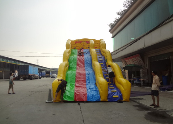 Chine Kit et ventilateur de réparation gonflables commerciaux de glissière de vague colorée fournisseur