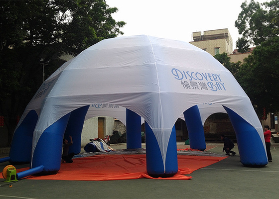 Chine tente gonflable géante de dôme de preuve de l'eau de diamètre de 8m, tente gonflable imprimée de logo pour la publicité fournisseur