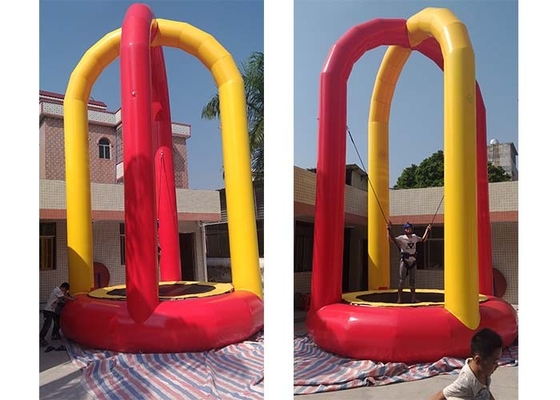 Chine Trempoline gonflable mou de Bungee imprimé par coutume pour le terrain de jeu fournisseur