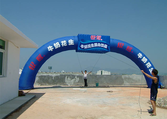 Chine Voûte gonflable en nylon adaptée aux besoins du client de la publicité/voûte gonflable à la mode s'ouvrante d'Airblown fournisseur