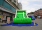 Glissière gonflable commerciale adaptée aux besoins du client extérieure ignifuge de vert de glissière d'explosion fournisseur