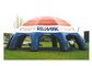 Chine Tente de camping gonflable blanche/bleue matériel gonflable de PVC de tente d&#039;événement de 10mL X de 10mW x de 6mH exportateur