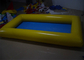 Gonflable jaune/bleu rectangulaire au-dessus des piscines moulues, piscine gonflable de famille pour l'arrière-cour fournisseur
