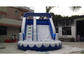Petite glissière d'eau gonflable commerciale bleue, glissière d'eau iInflatable de PVC avec la piscine fournisseur