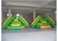 La chaleur - diapositive de flottement gonflable 3*2.2*1.8m de coutures de soudure pour le parc aquatique/lac fournisseur