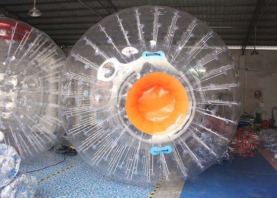 Chine Jeux gonflables 60kg de sports de longévité élevée transparente pour la voie de course de rampe de Zorb usine