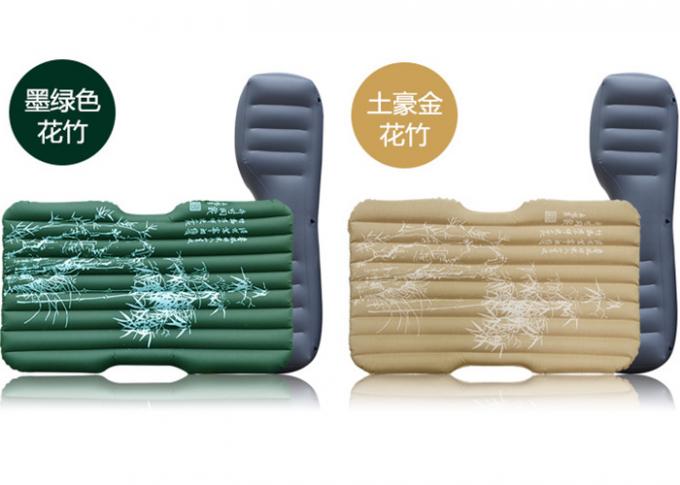 Lit de voiture gonflable en plastique de flocage de haute résistance d'air de sexe de lit pliant le matelas gonflable portatif de banquette arrière de voiture