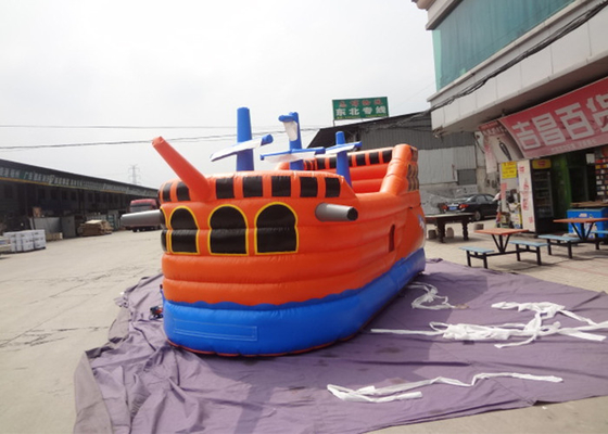 Glissière gonflable durable drôle de pirate remettant la peinture pour des enfants en bas âge fournisseur